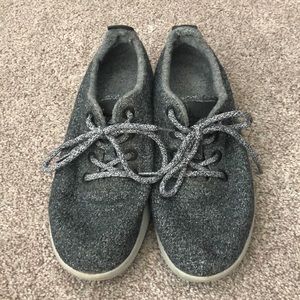 Allbirds heather dark grey wool runners